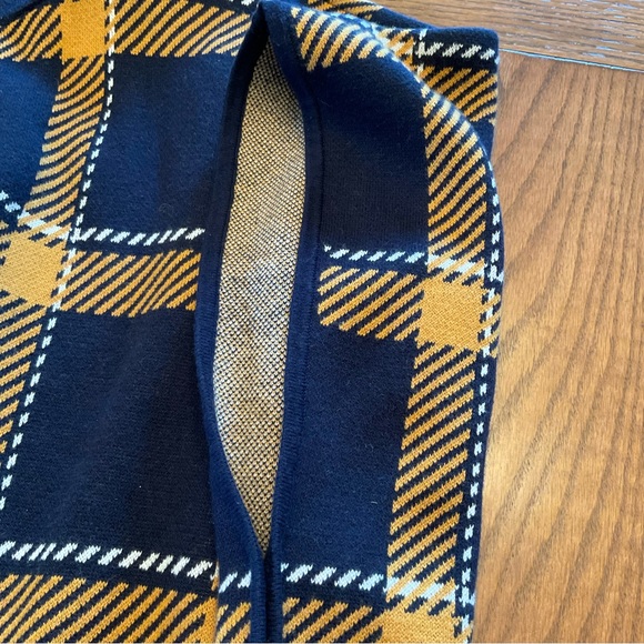 Jones New York Signature Preppy Plaid Poncho, Women’s Sz S - Picture 5 of 9